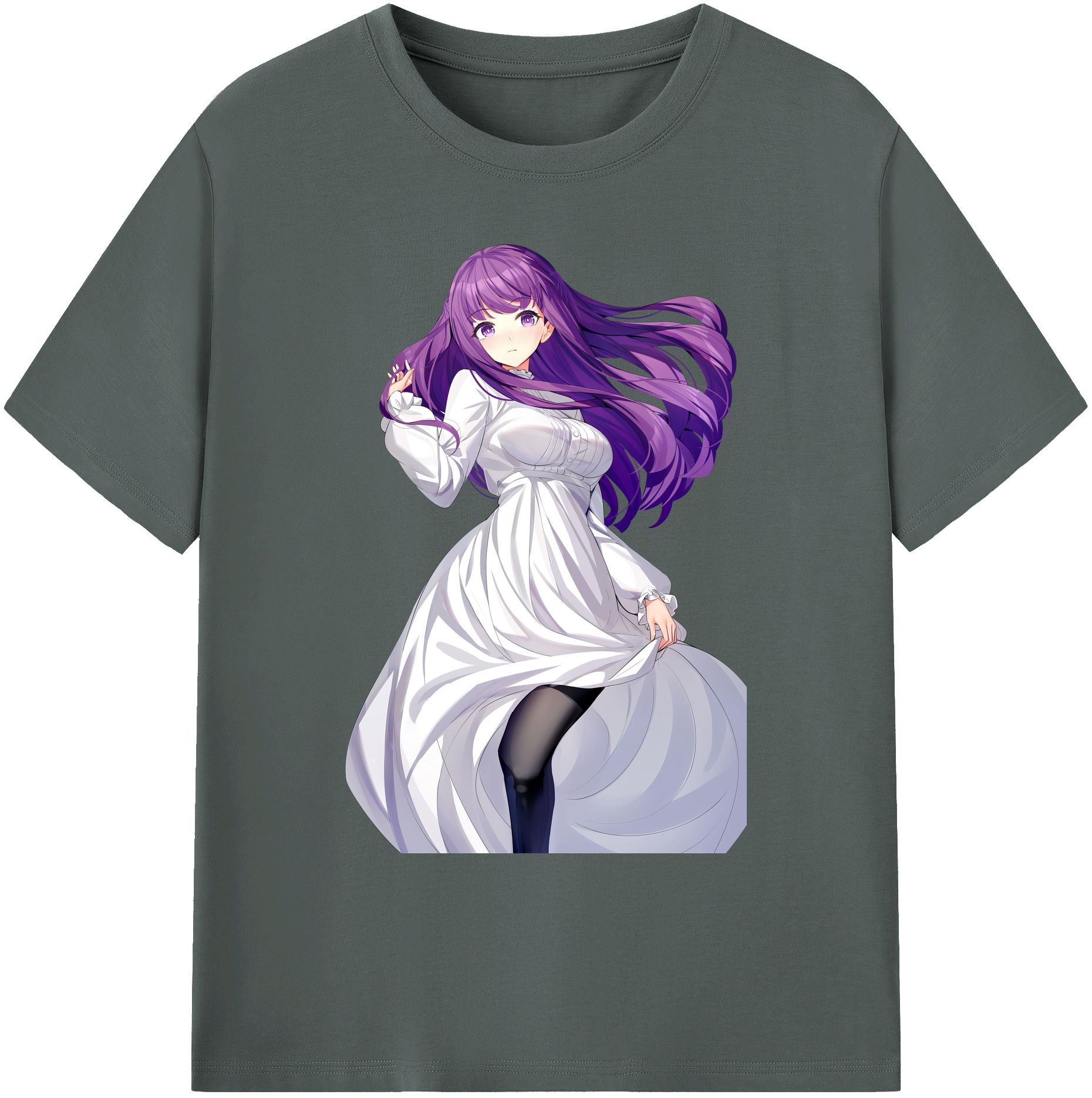 （画像用） 葬送のフリーレン Frieren 綿100％ メンズ半袖Tシャツ｜肌触りやわらか＆通気性